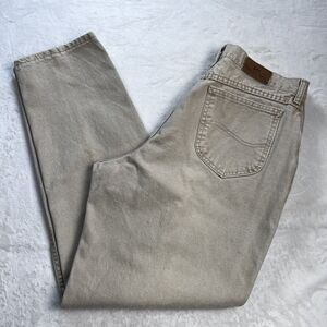 Lee Jeans Vintage Women’s Tan Denim Size 32x30 (16) USA
